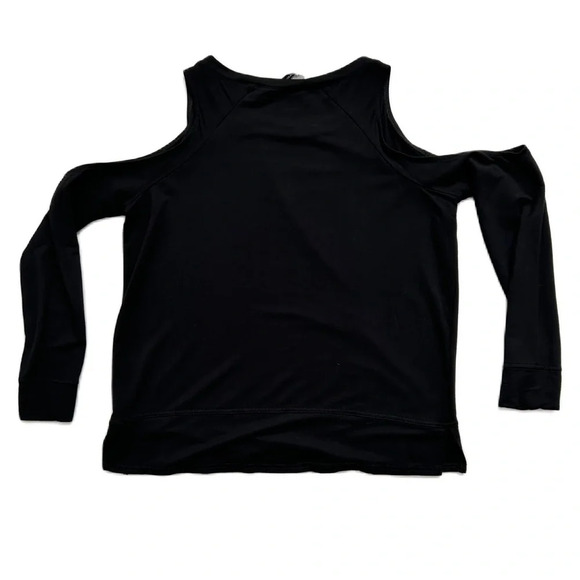 Cupcakes & Cashmere Black Mariam Cold Shoulder Top‎ Small - Picture 4 of 9